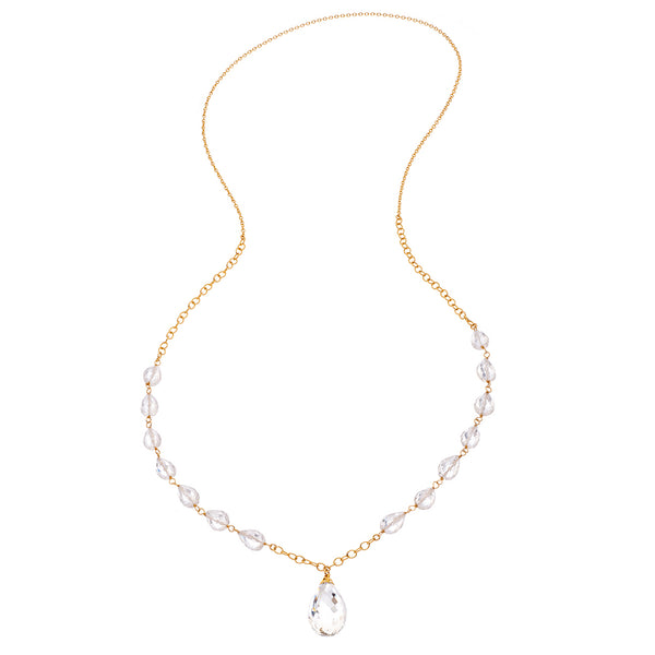 Crystal Drop Necklace Heather Hawkins INC