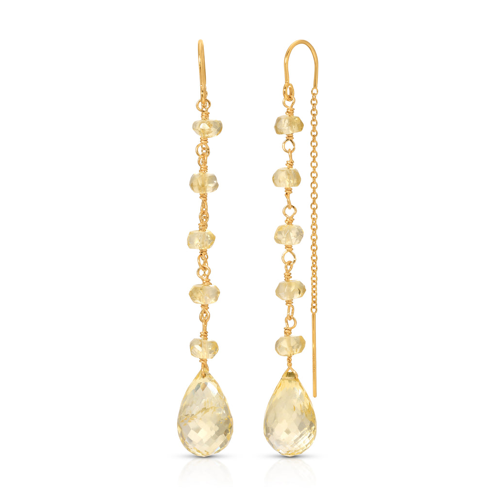 Dance For You Thread Thru Earrings - 14K Gold-Filled