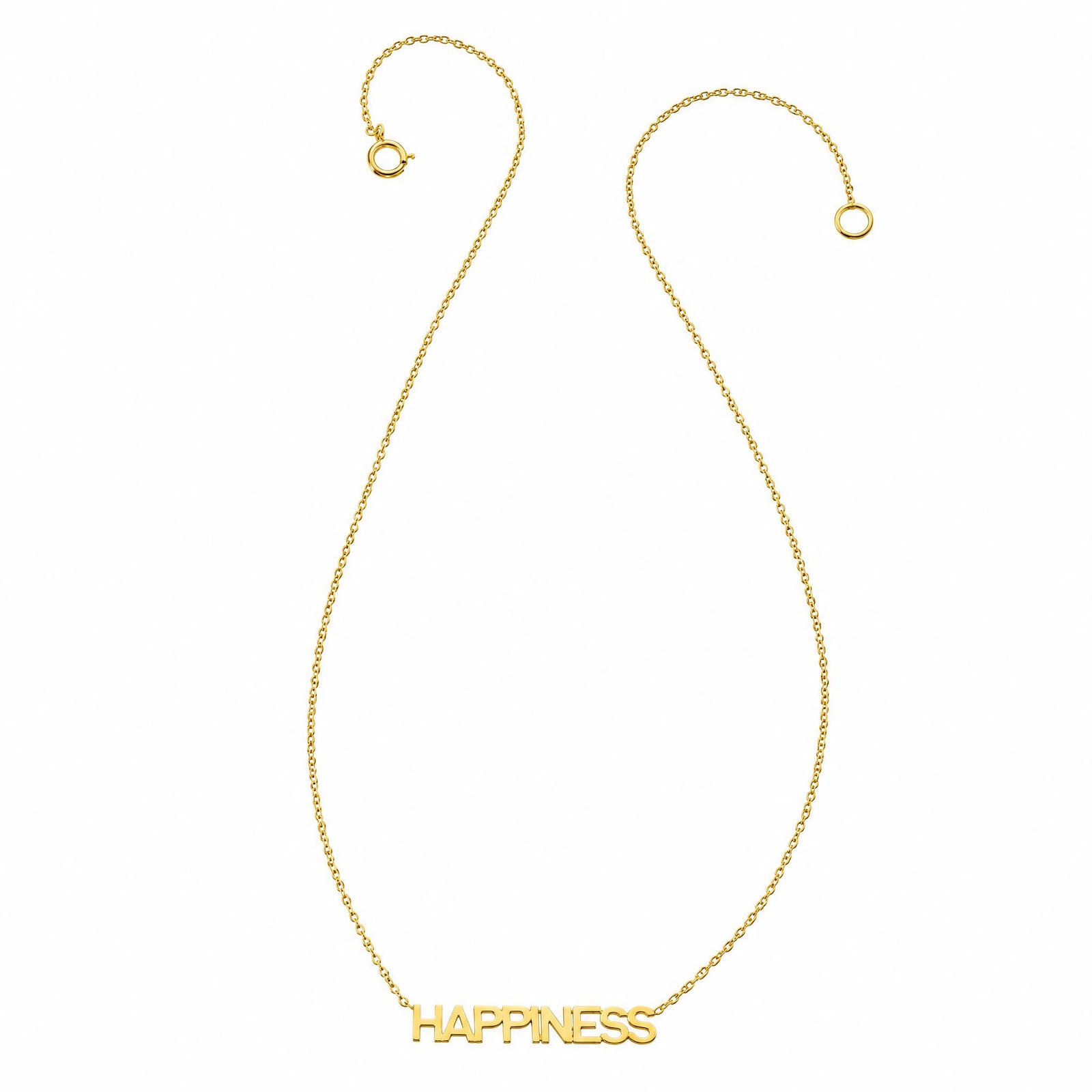 HAPPINESS Necklace - 14 Karat Yellow Gold