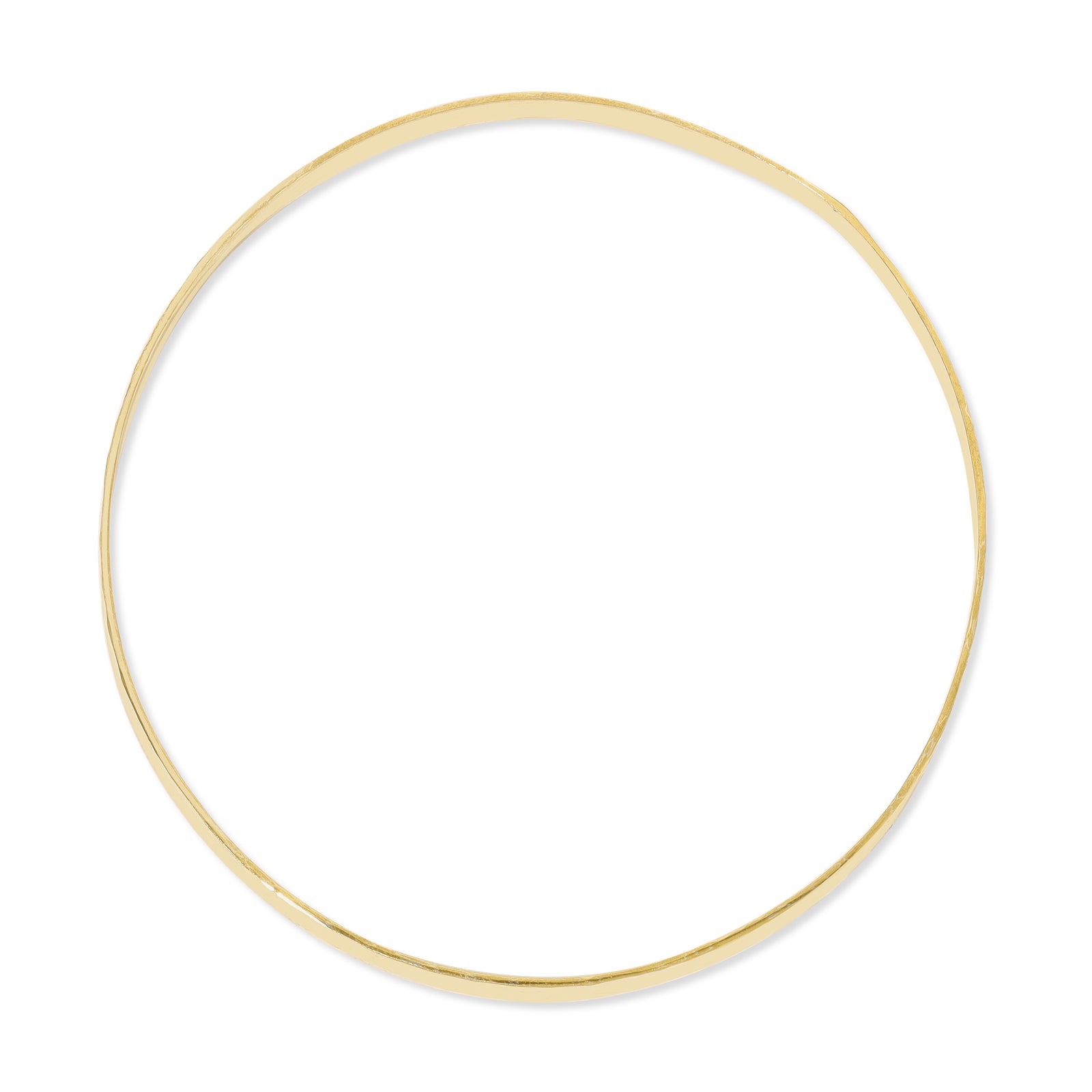 Hand Textured 14K Gold-Filled Bangle Bracelet