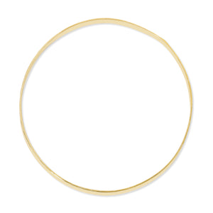 Hand Textured 14K Gold-Filled Bangle Bracelet