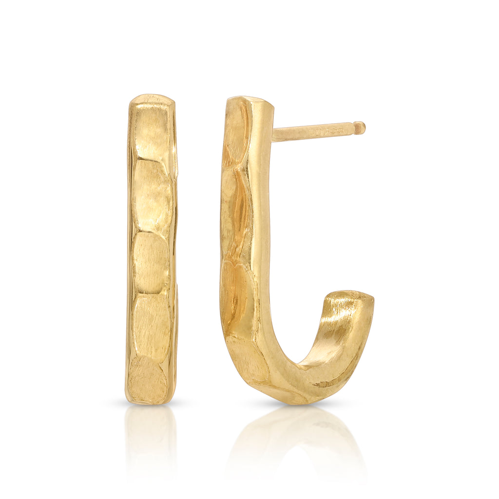 JJ Post-back hoop earrings - 14K Gold-Filled