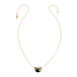 Luna Gemstone Necklace - 14K Gold-Filled