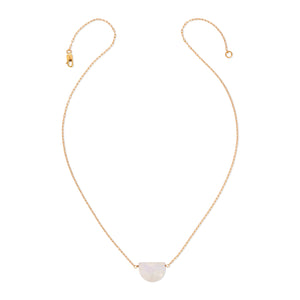 Luna Gemstone Necklace - 14K Gold-Filled