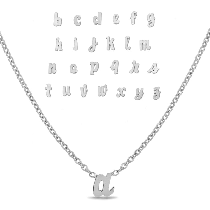 Sterling Silver Custom Initial Necklace