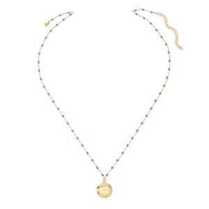 North Star Locket Necklace - 14K Gold-Filled