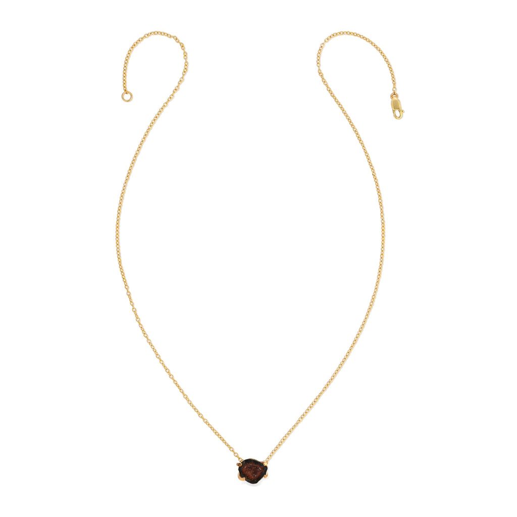 Prong Drusy Geode Necklace