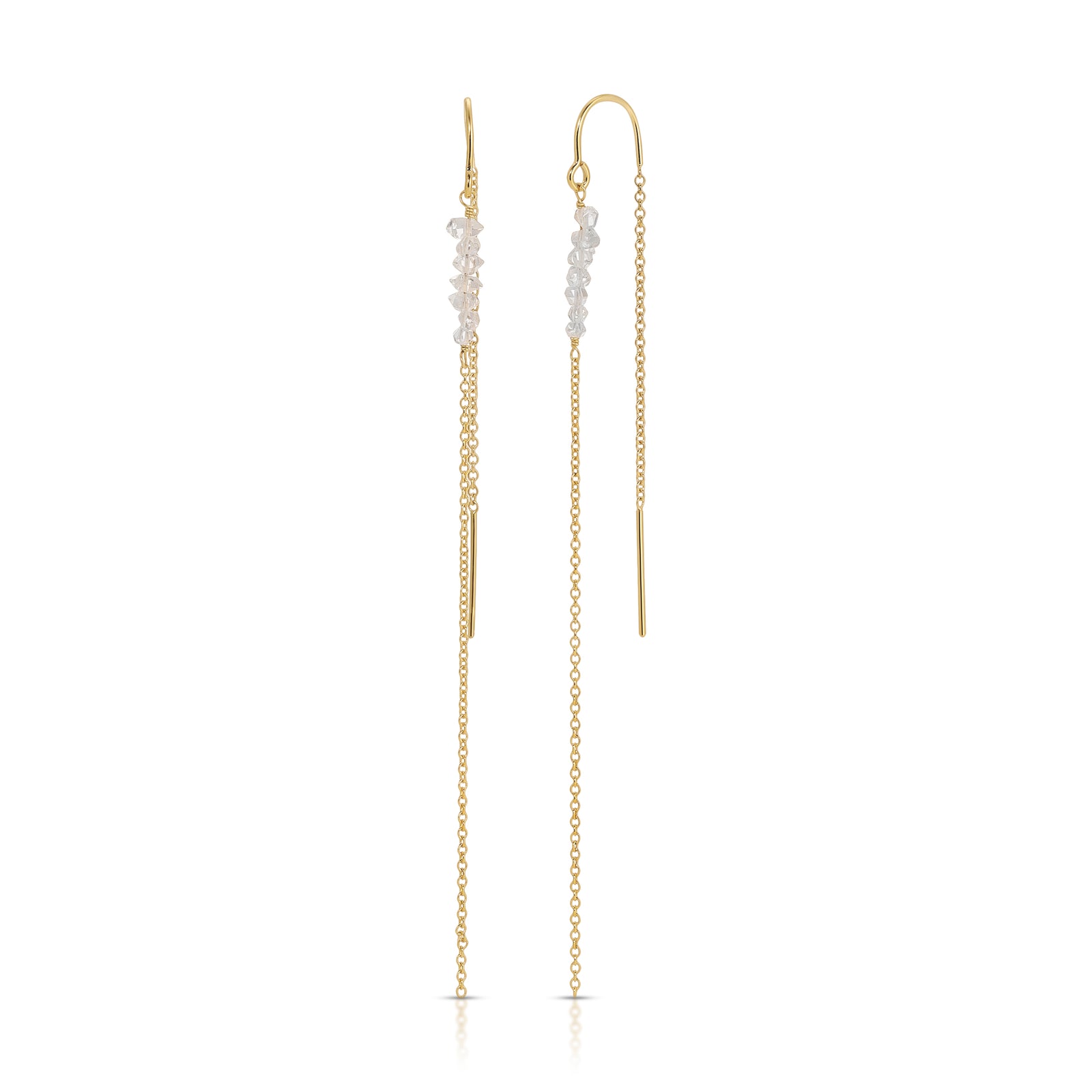 Shine On Tiny Threader Earrings