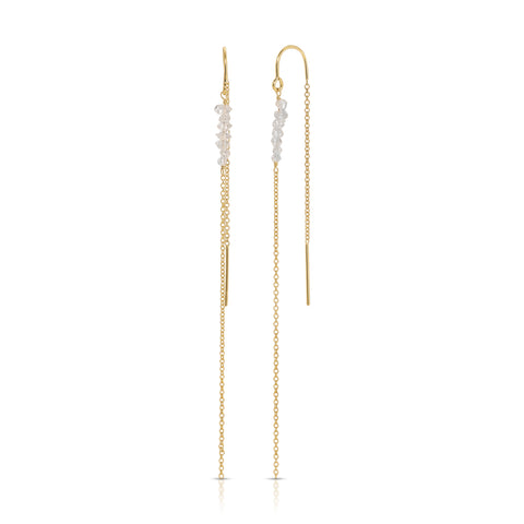 Shine On Tiny Threader Earrings