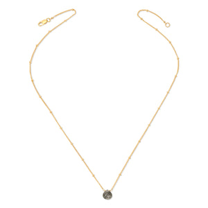 Satellite Tiny Gemstone Necklace - 14K Gold-Filled
