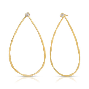 Fine Belladonna Earrings with Diamonds