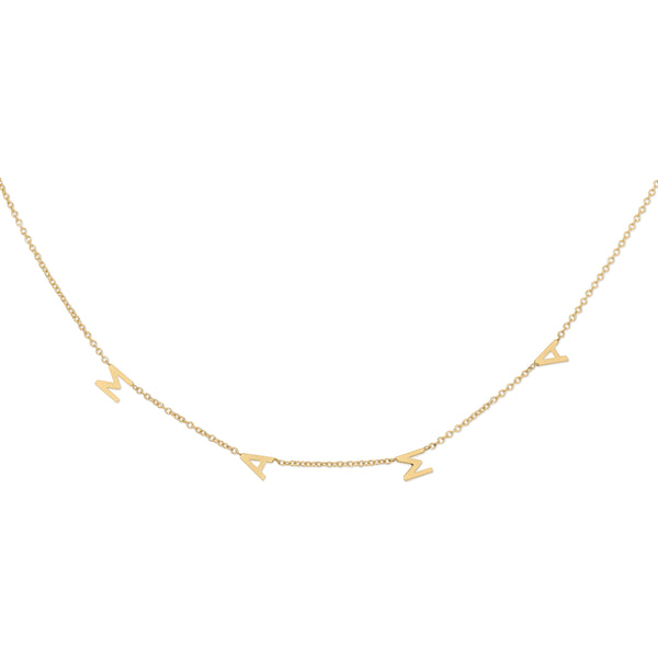 14K Spaced Out Necklace – Customizable