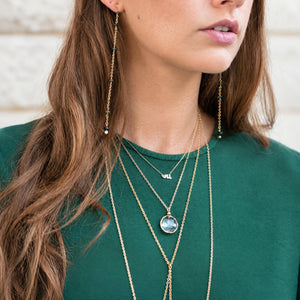 A Moment Apart Duster Earrings - 14K Gold-Filled - Ethiopian Opal