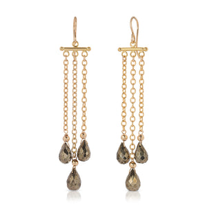 2 Tier Chandelier Earrings - Goldfilled