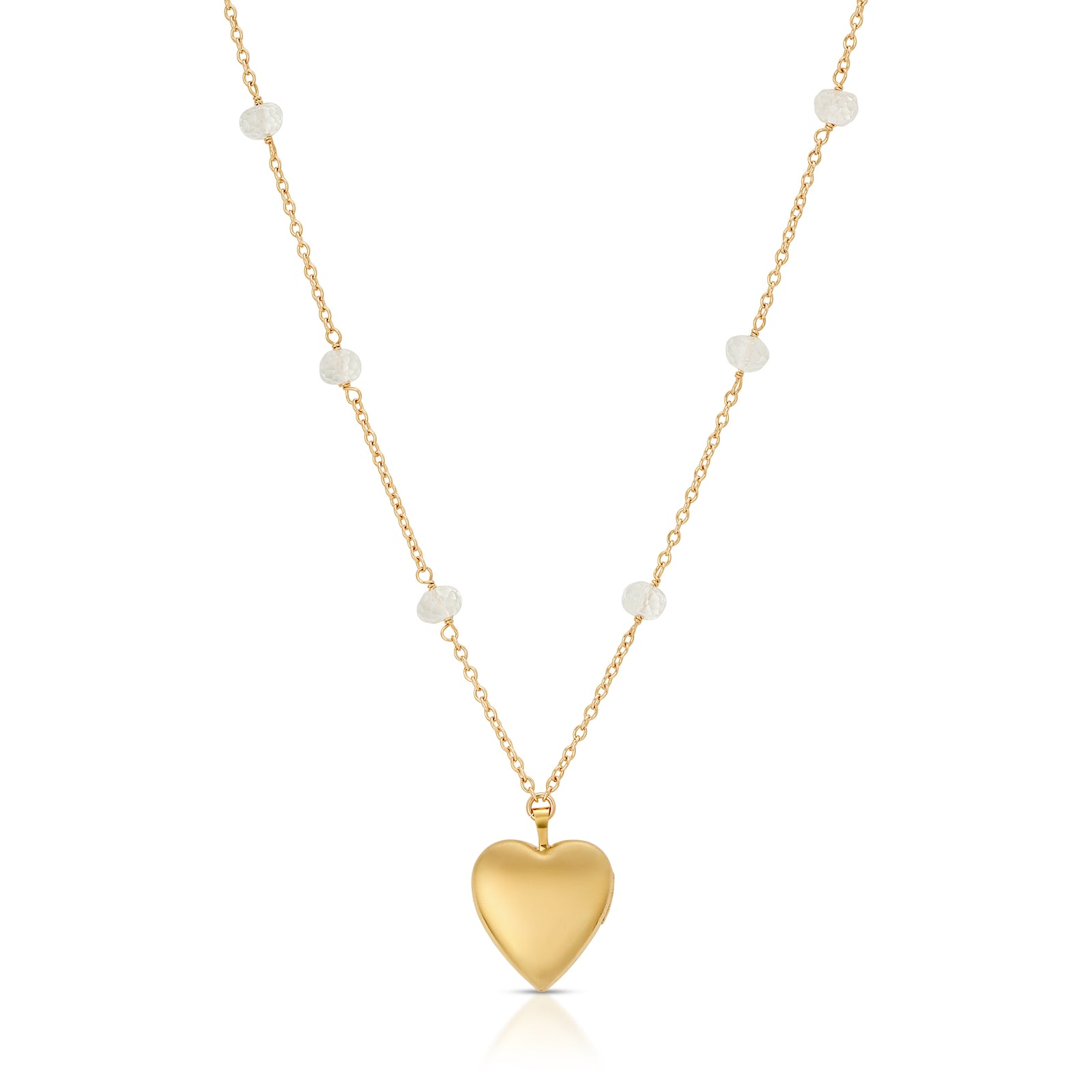 Open Your Heart Long Locket Necklace