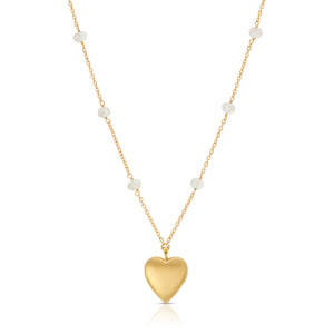 Open Your Heart Long Locket Necklace