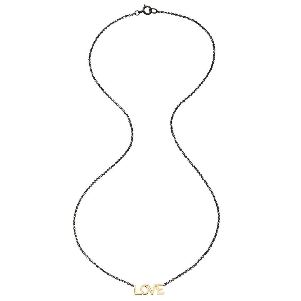 14K LOVE Necklace