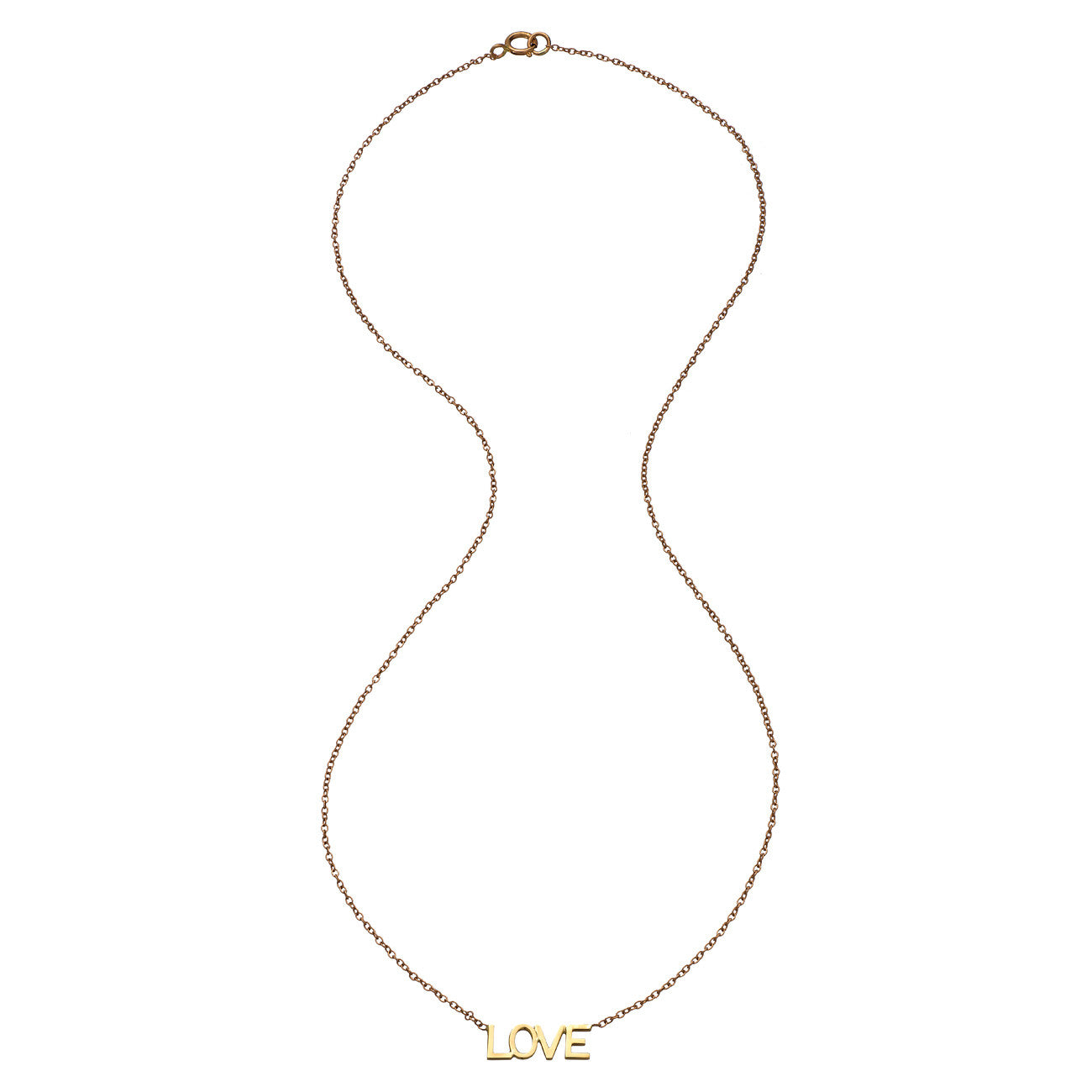 14K LOVE Necklace