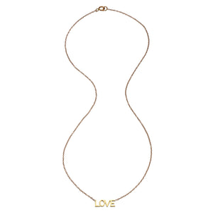 14K LOVE Necklace