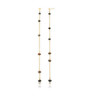 A Moment Apart Duster Earrings - 14K Gold-Filled - Ethiopian Opal