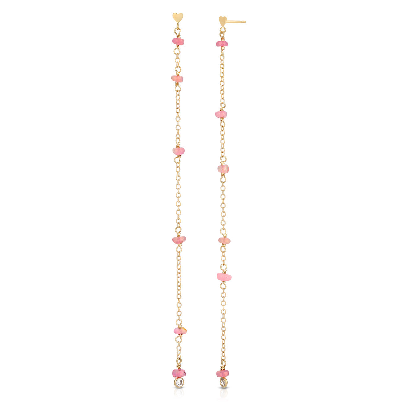 A Moment Apart Duster Earrings - 14K Gold-Filled - Ethiopian Opal