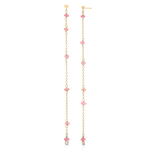 A Moment Apart Duster Earrings - 14K Gold-Filled - Ethiopian Opal
