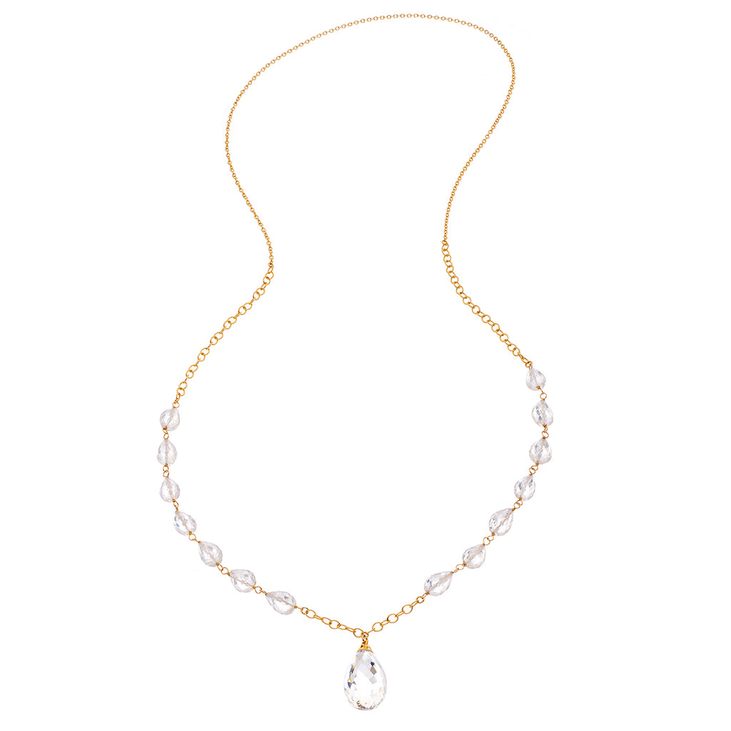 Crystal Drop Necklace