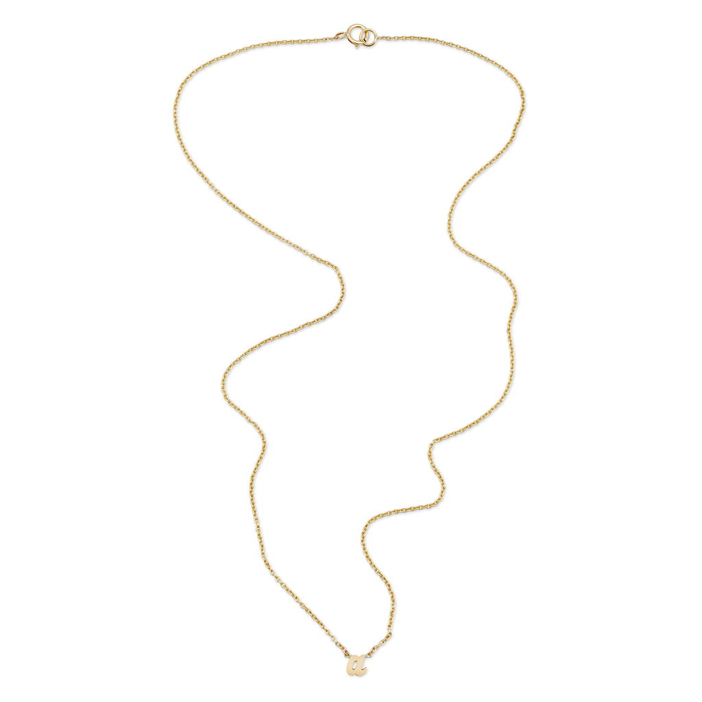 14K Custom Script Necklace