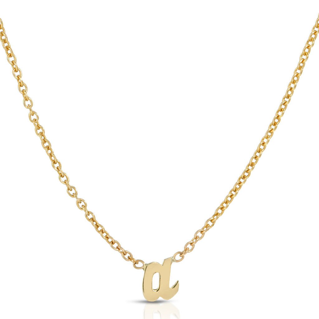 14K Custom Script Necklace