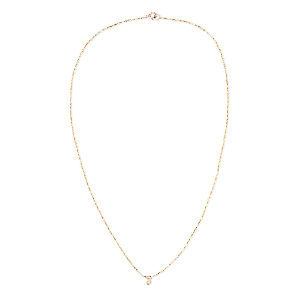 14K Custom Script Necklace