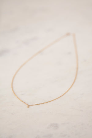 14K Gold Custom Initial Necklace