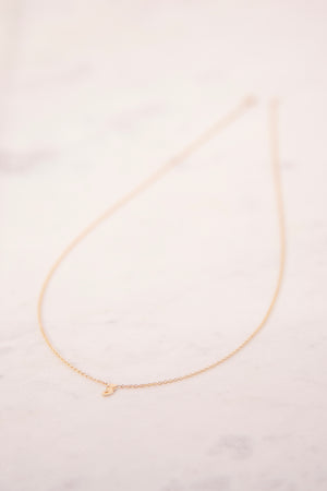 14K Gold Custom Initial Necklace