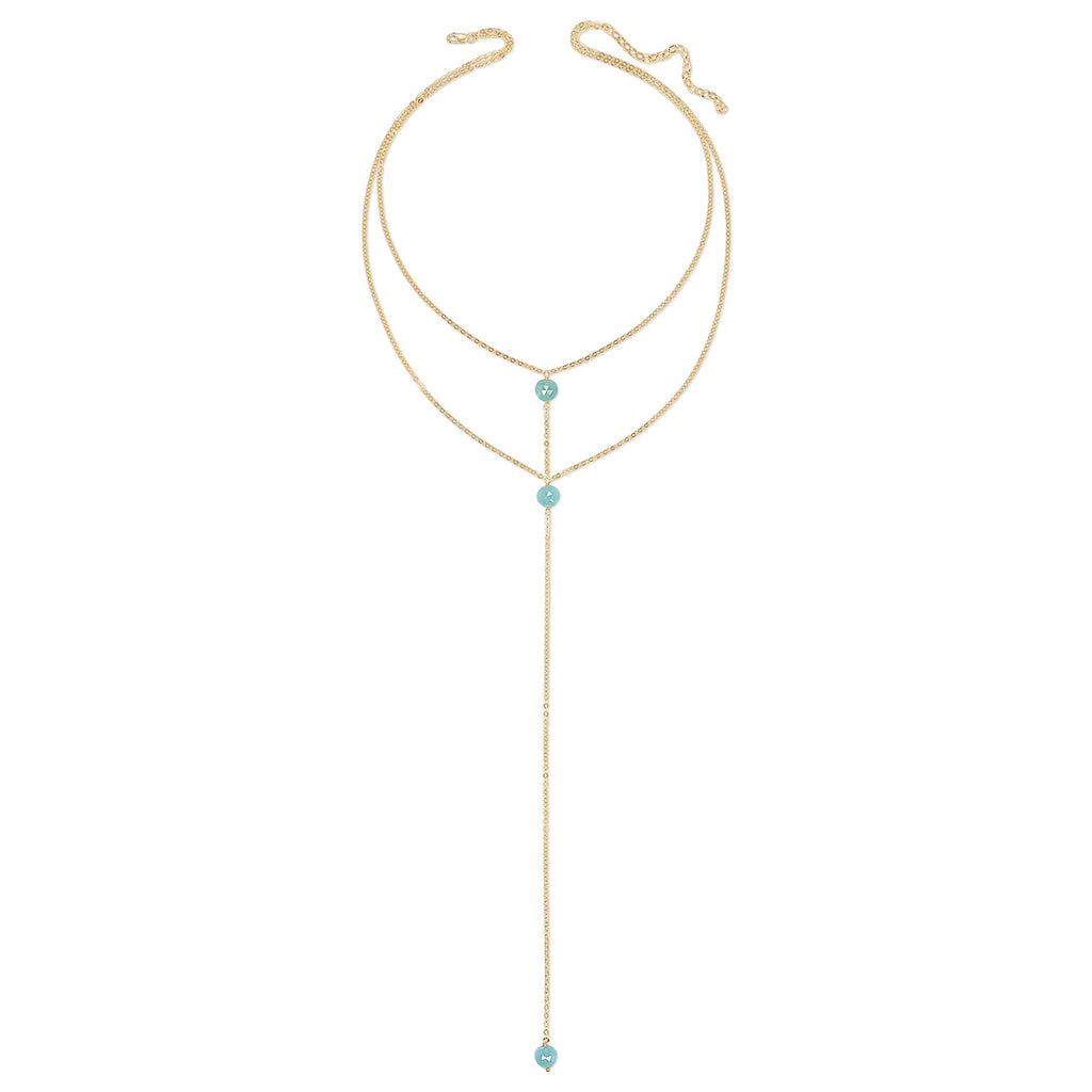 Dreamboat Double Y Necklace