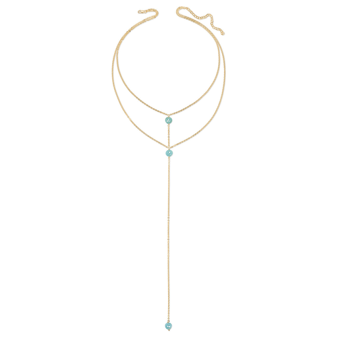 Dreamboat Double Y Necklace