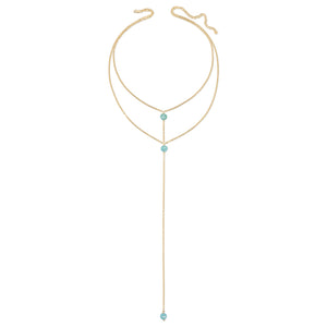 Dreamboat Double Y Necklace