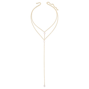 Dreamboat Double Y Necklace