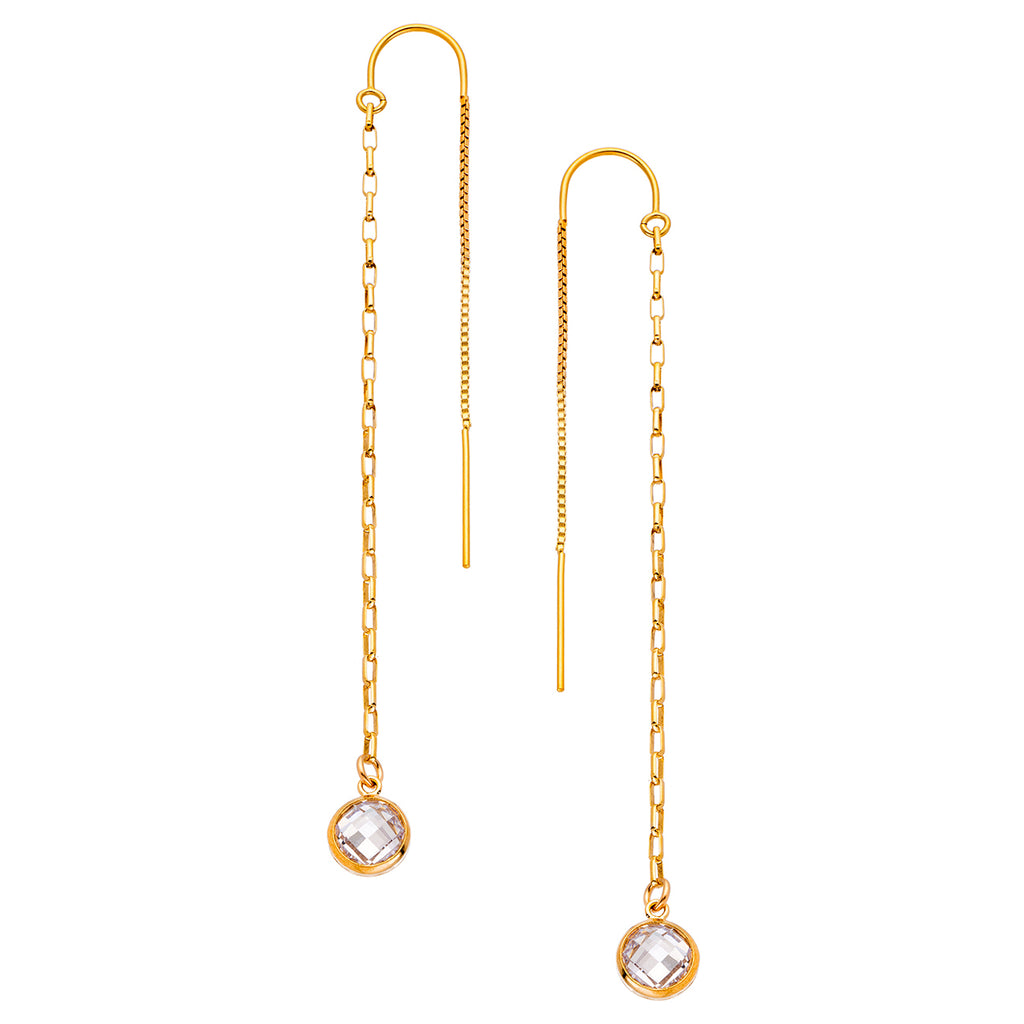 Drops of Jupiter Thread Thru Earrings