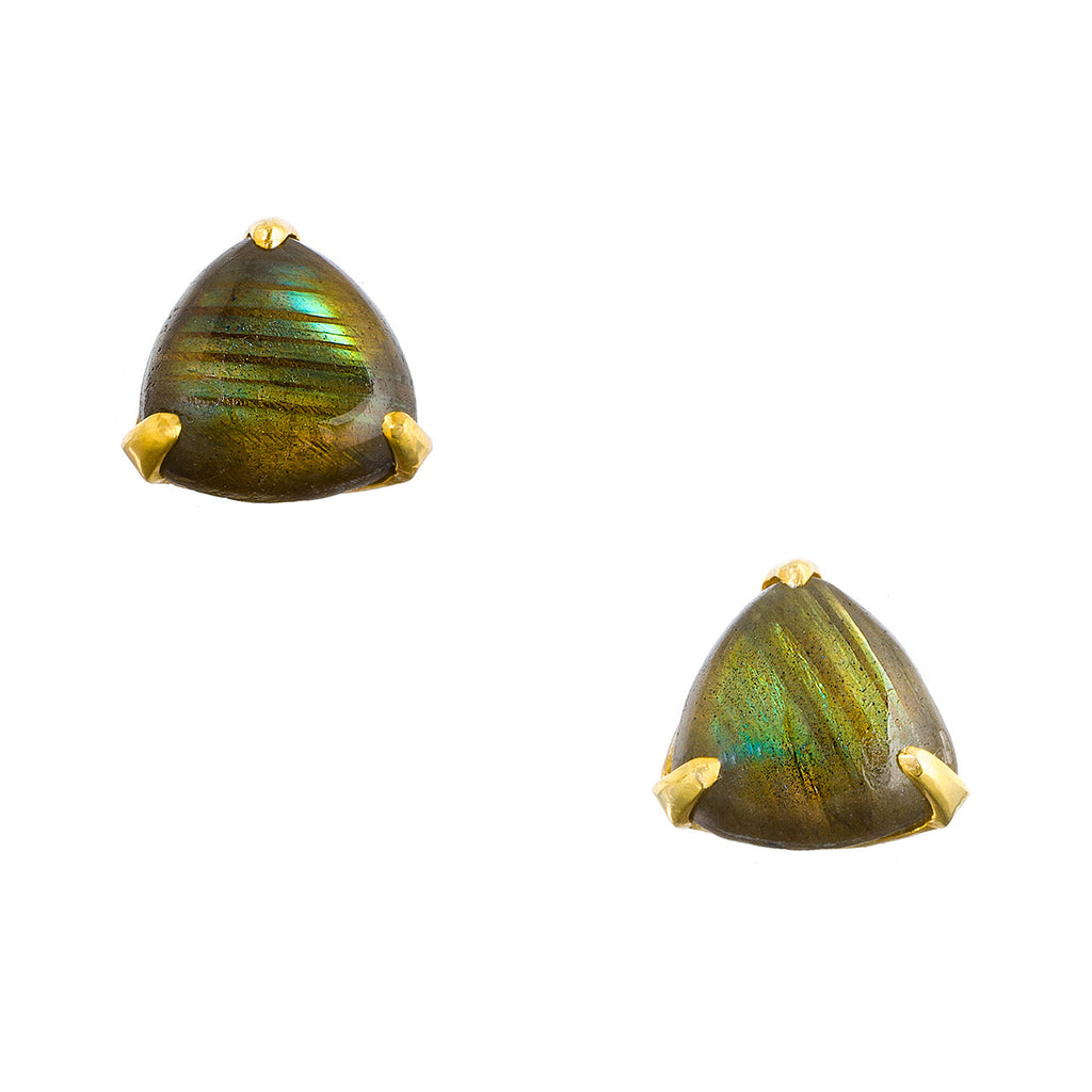 Ethereal Labradorite Stud Earrings