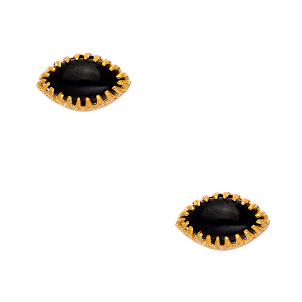 Eyelash Stud Earrings
