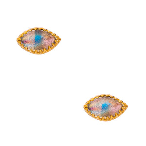 Eyelash Stud Earrings