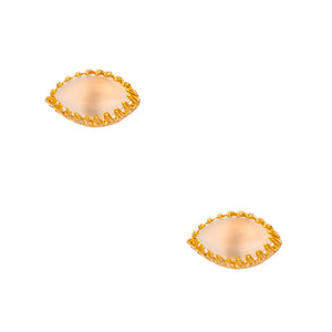 Eyelash Stud Earrings