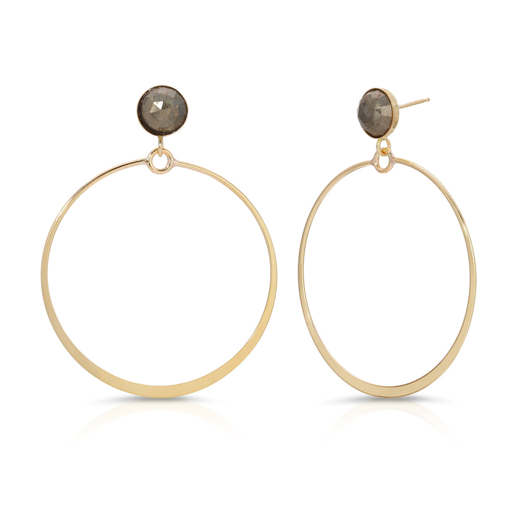 8MM Happy Hoop Earrings