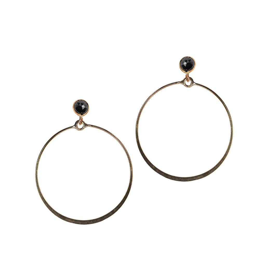 Happy Hoop Earrings - 6mm
