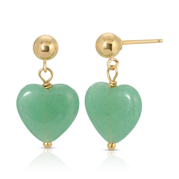 Heart Drop Earrings