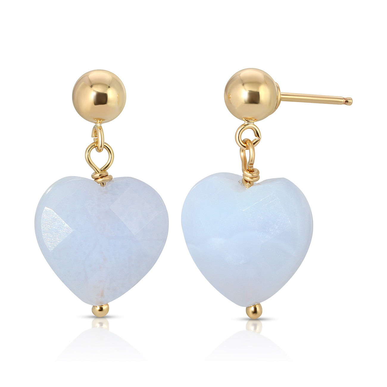 Heart Drop Earrings