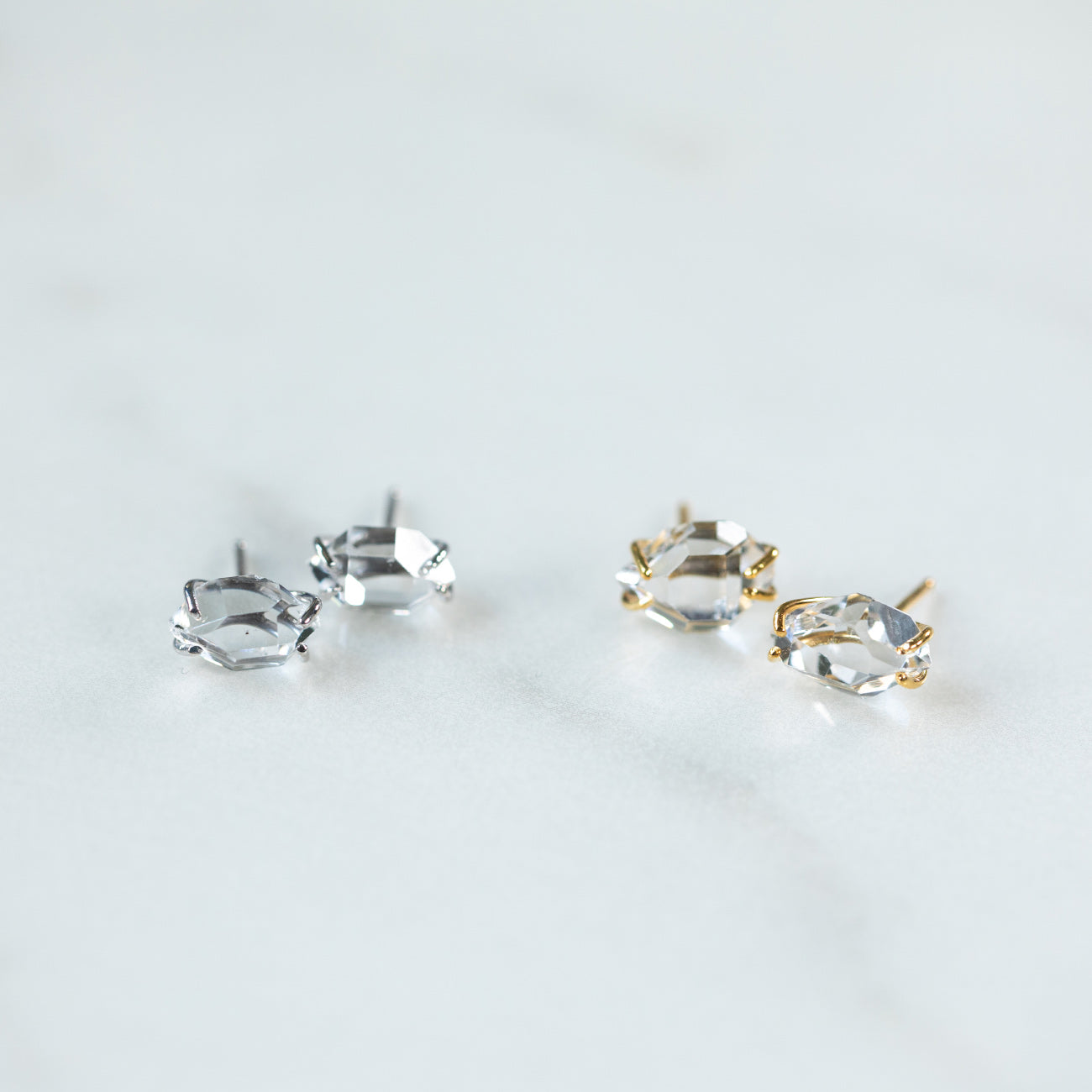 Herkimer Diamond Studs