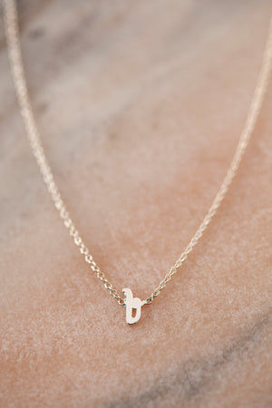 Sterling Silver Custom Initial Necklace