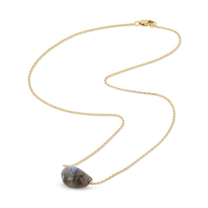 Luna Gemstone Necklace - 14K Gold-Filled