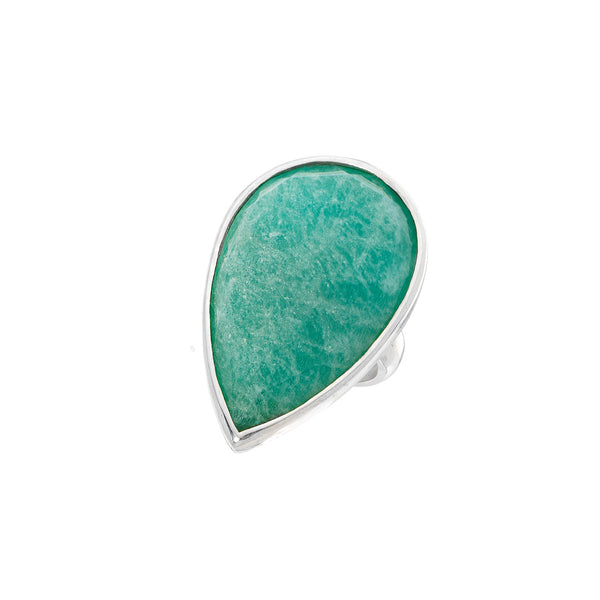 Lotus Beauty Ring – Amazonite