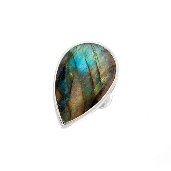 Lotus Beauty Ring – Labradorite